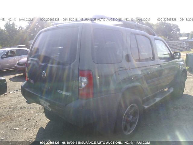 5N1ED28Y23C669725 - 2003 NISSAN XTERRA XE/SE GREEN photo 4