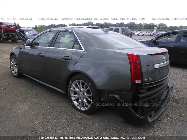 1G6DL5ED8B0145617 - 2011 CADILLAC CTS PERFORMANCE COLLECTION Серый фото 3