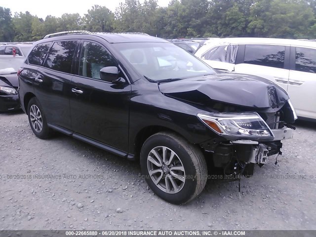 5N1AR2MM8GC601499 - 2016 NISSAN PATHFINDER S/SV/SL/PLATINUM 黑色 照片 1