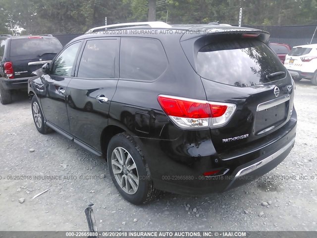 5N1AR2MM8GC601499 - 2016 NISSAN PATHFINDER S/SV/SL/PLATINUM 黑色 照片 3