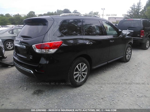 5N1AR2MM8GC601499 - 2016 NISSAN PATHFINDER S/SV/SL/PLATINUM 黑色 照片 4