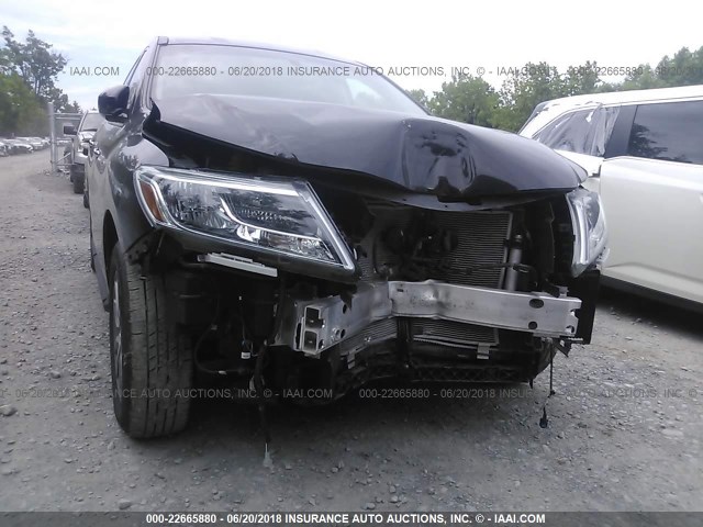 5N1AR2MM8GC601499 - 2016 NISSAN PATHFINDER S/SV/SL/PLATINUM 黑色 照片 6