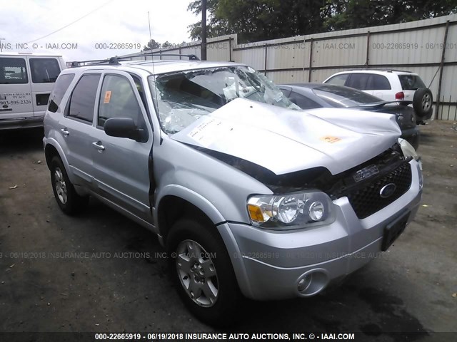 1FMCU04186KC03196 - 2006 FORD ESCAPE LIMITED SILVER photo 1
