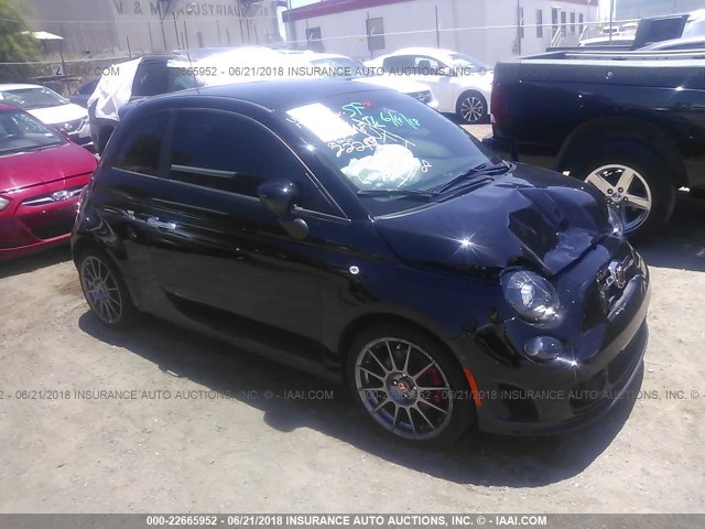 3C3CFFFH9HT567970 - 2017 FIAT 500 ABARTH BLACK photo 1