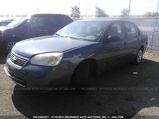 1G1ZS58F87F214015 - 2007 CHEVROLET MALIBU LS ნაცრისფერი ფოტო 2