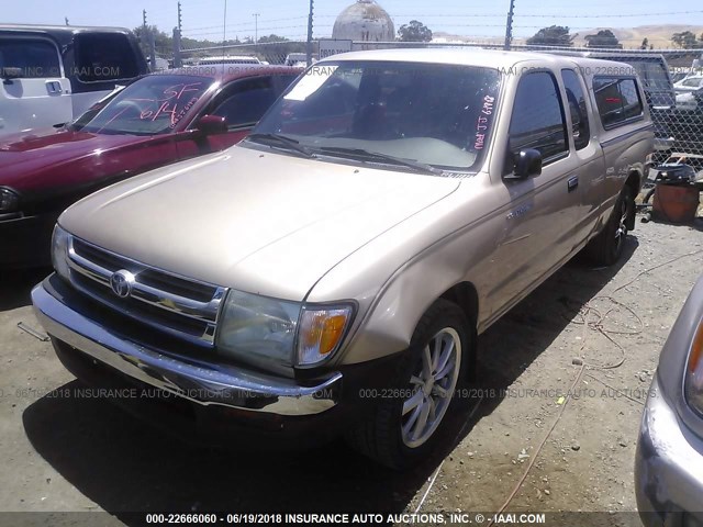 4TAVN52N9WZ147690 - 1998 TOYOTA TACOMA XTRACAB GOLD photo 2