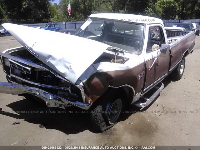 1B7KW34W3ES260461 - 1984 DODGE W-SERIES W300/W350 WHITE photo 2