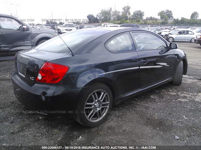 JTKDE167460067067 - 2006 TOYOTA SCION TC 黑色 照片 4