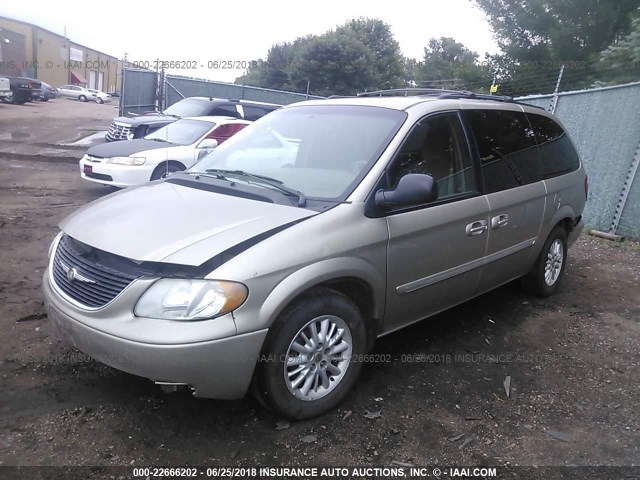 2C4GP74L64R554887 - 2004 CHRYSLER TOWN & COUNTRY EX GOLD photo 2