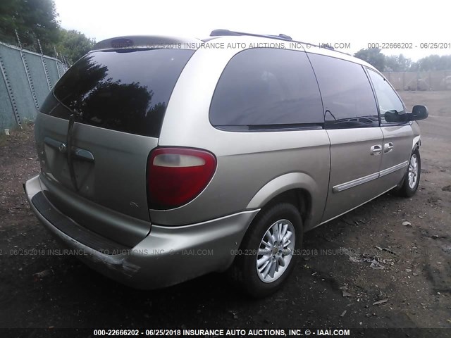 2C4GP74L64R554887 - 2004 CHRYSLER TOWN & COUNTRY EX GOLD photo 4