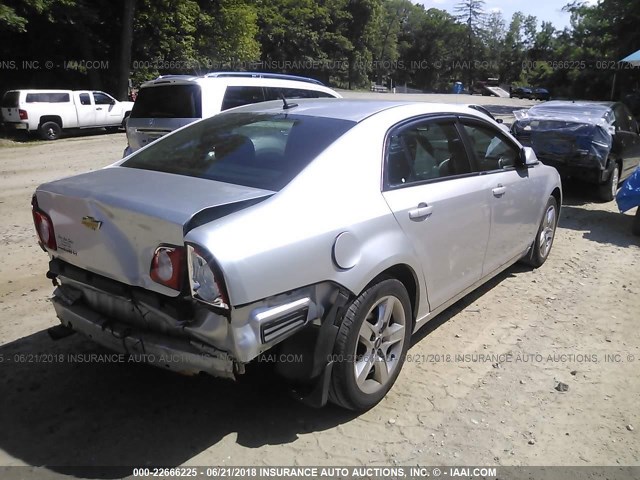 1G1ZC5EB0A4111446 - 2010 CHEVROLET MALIBU 1LT ვერცხლისფერი ფოტო 4
