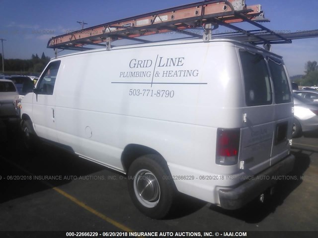 1FTPE24L5XHA77717 - 1999 FORD ECONOLINE E250 VAN WHITE photo 3