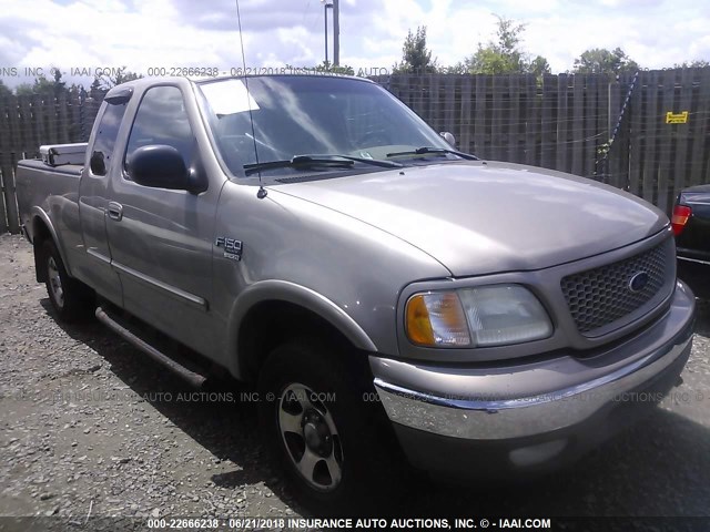 2FTRX18W82CA96389 - 2002 FORD F150 GOLD photo 1