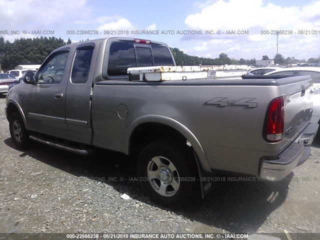 2FTRX18W82CA96389 - 2002 FORD F150 GOLD photo 3