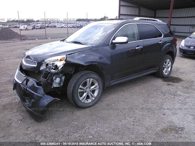 2CNFLGEW4A6234296 - 2010 CHEVROLET EQUINOX LTZ GRAY photo 2