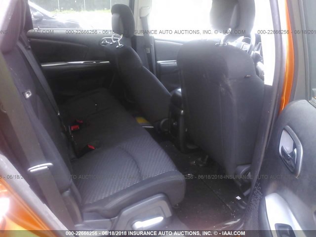 3D4PG4FB3BT567337 - 2011 DODGE JOURNEY EXPRESS ORANGE photo 8