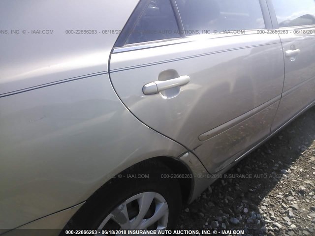 4T1BE30K36U697545 - 2006 TOYOTA CAMRY LE/XLE/SE ოქროსფერი ფოტო 6