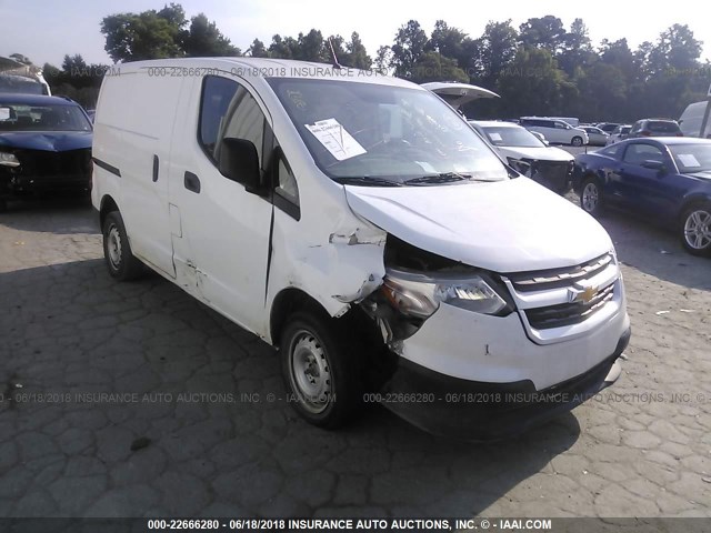 3N63M0YN6FK706003 - 2015 CHEVROLET CITY EXPRESS LS WHITE photo 1