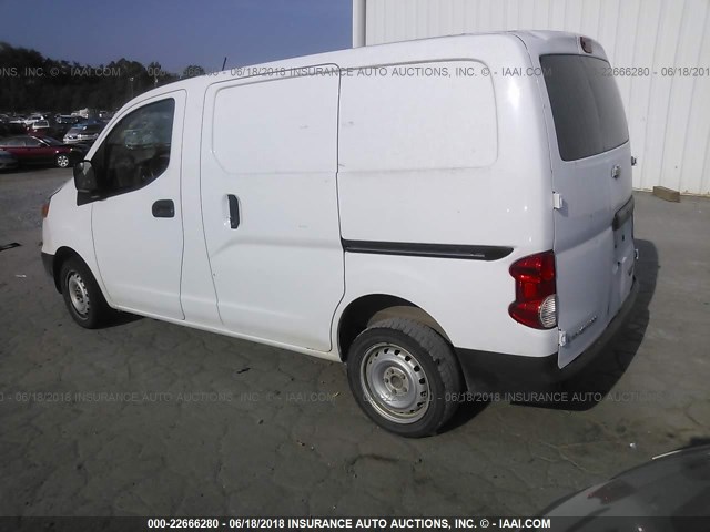 3N63M0YN6FK706003 - 2015 CHEVROLET CITY EXPRESS LS WHITE photo 3