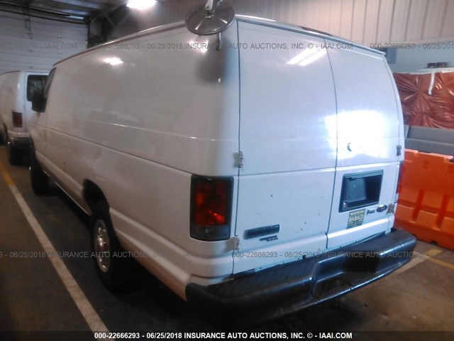 1FTSS3EL3BDA40642 - 2011 FORD ECONOLINE E350 SUPER DUTY VAN WHITE photo 3