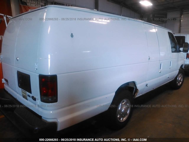 1FTSS3EL3BDA40642 - 2011 FORD ECONOLINE E350 SUPER DUTY VAN WHITE photo 4