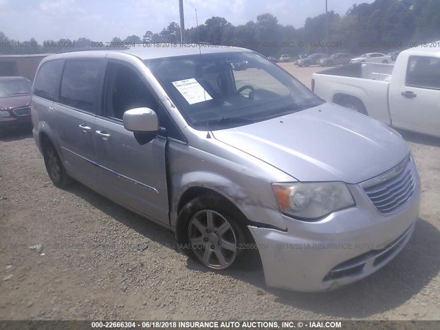 2A4RR5DG2BR638416 - 2011 CHRYSLER TOWN & COUNTRY TOURING SILVER photo 1