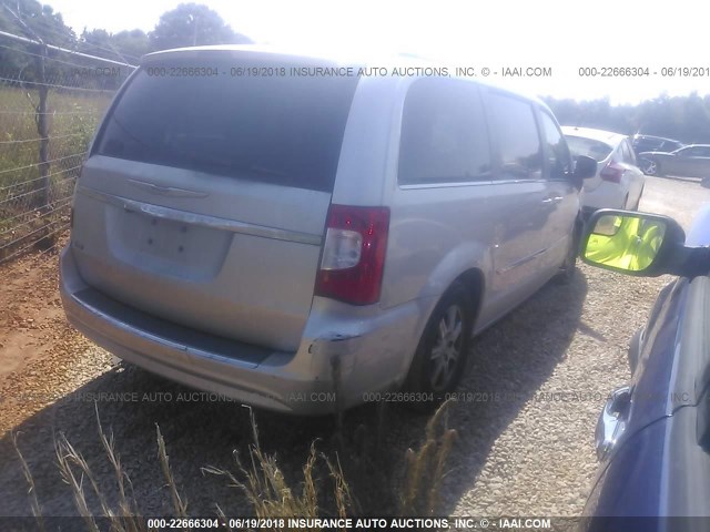 2A4RR5DG2BR638416 - 2011 CHRYSLER TOWN & COUNTRY TOURING SILVER photo 4