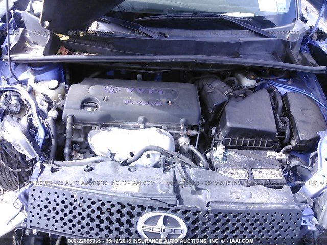 JTLZE4FE2A1109966 - 2010 TOYOTA SCION XB იასამნისფერი ფოტო 10