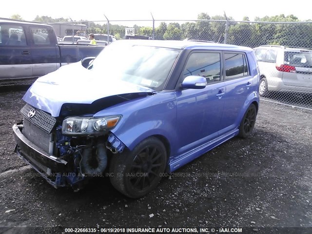JTLZE4FE2A1109966 - 2010 TOYOTA SCION XB იასამნისფერი ფოტო 2