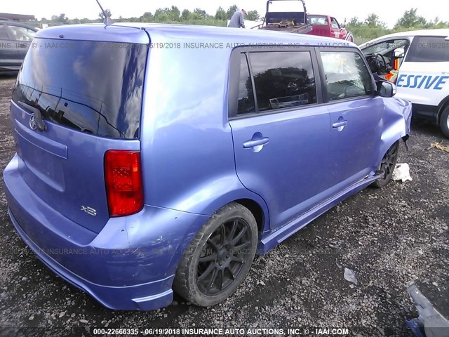 JTLZE4FE2A1109966 - 2010 TOYOTA SCION XB იასამნისფერი ფოტო 4