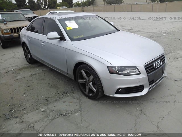 WAUMF78K89N047076 - 2009 AUDI A4 PRESTIGE SILVER photo 1