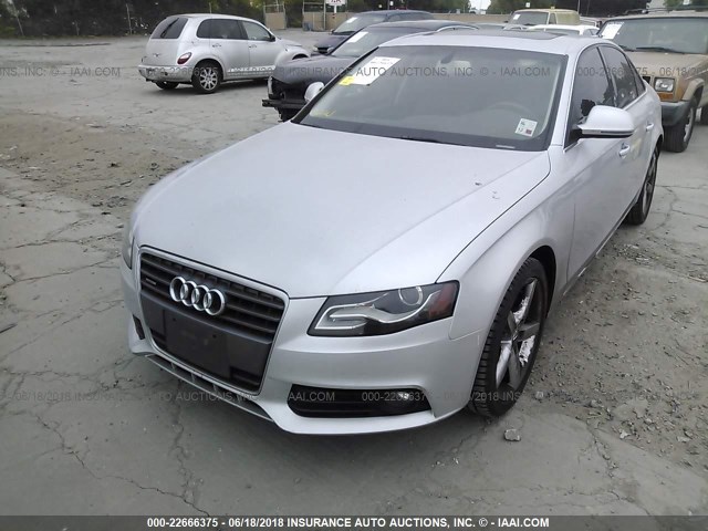 WAUMF78K89N047076 - 2009 AUDI A4 PRESTIGE SILVER photo 2