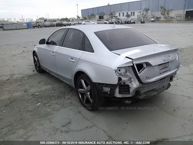 WAUMF78K89N047076 - 2009 AUDI A4 PRESTIGE SILVER photo 3