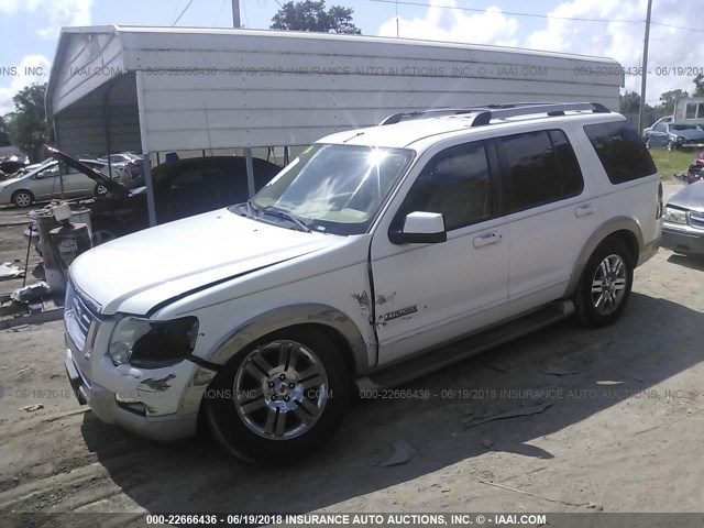 1FMEU64EX6UA39954 - 2006 FORD EXPLORER EDDIE BAUER WHITE photo 2