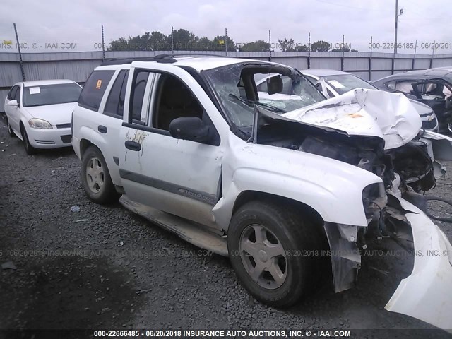 1GNDT13S932295501 - 2003 CHEVROLET TRAILBLAZER  WHITE photo 1