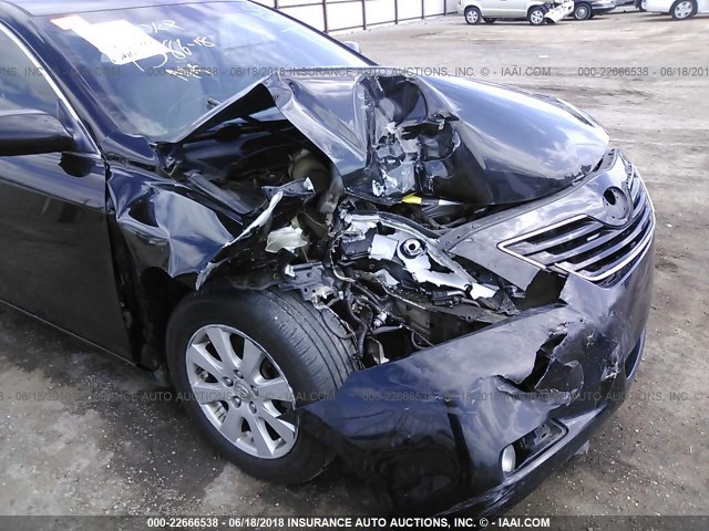 4T4BE46K29R086428 - 2009 TOYOTA CAMRY SE/LE/XLE BLACK photo 6