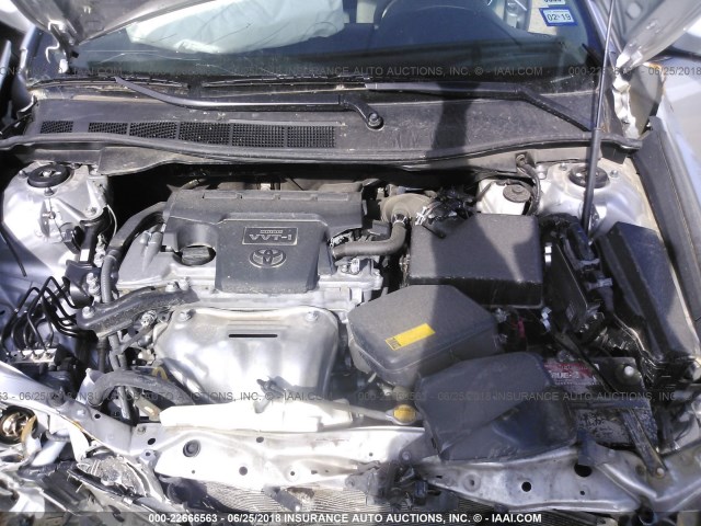 4T4BF1FK5DR310019 - 2013 TOYOTA CAMRY L/SE/LE/XLE 银色 照片 10