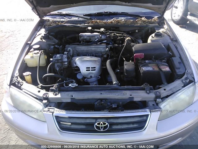 4T1BG22K2YU740650 - 2000 TOYOTA CAMRY CE/LE/XLE SILVER photo 10