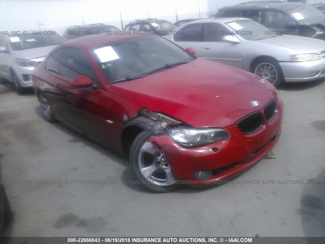 WBAWV13558P121146 - 2008 BMW 328 I SULEV RED photo 1