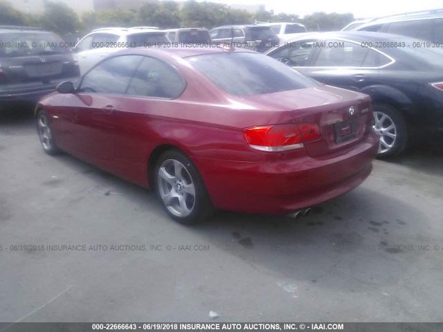 WBAWV13558P121146 - 2008 BMW 328 I SULEV RED photo 3