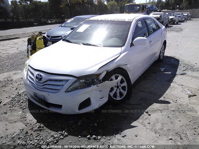 4T1BF3EK6BU777325 - 2011 TOYOTA CAMRY SE/LE/XLE WHITE photo 2
