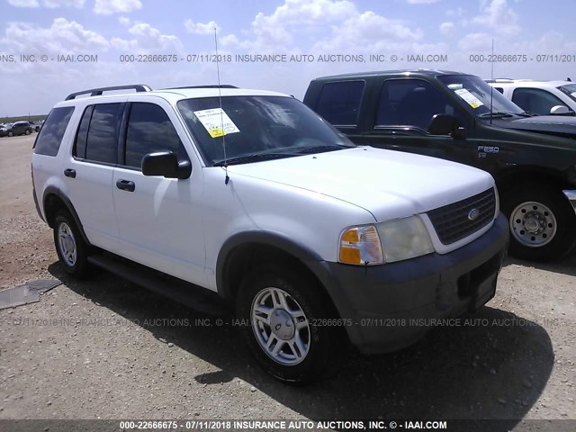 1FMZU62KX3ZB06299 - 2003 FORD EXPLORER XLS/XLS SPORT WHITE photo 1