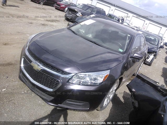 1G11C5SL7FF137399 - 2015 CHEVROLET MALIBU 1LT 紫色 照片 2