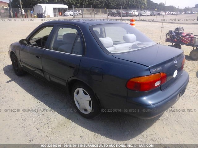 1Y1SK52881Z415367 - 2001 CHEVROLET GEO PRIZM LSI 蓝色 照片 3