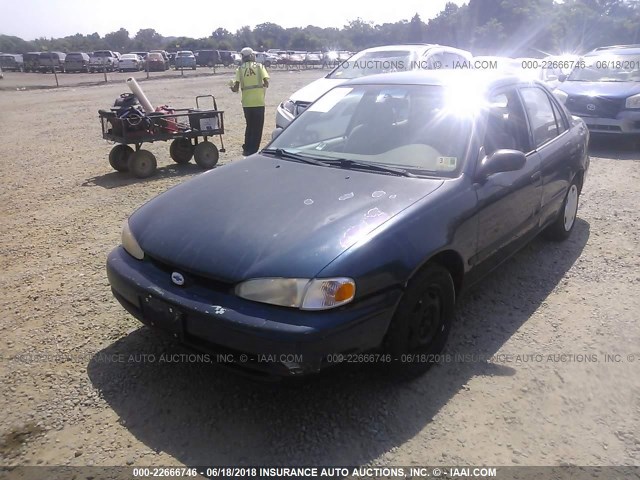 1Y1SK52881Z415367 - 2001 CHEVROLET GEO PRIZM LSI BLUE photo 6