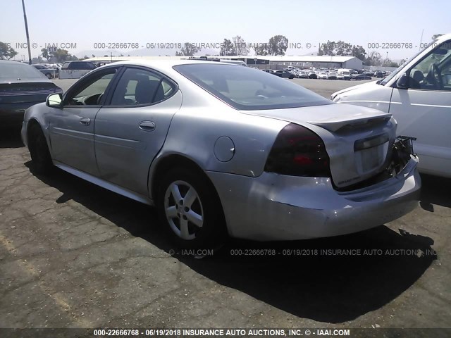 2G2WP552X71216616 - 2007 PONTIAC GRAND PRIX SILVER photo 3