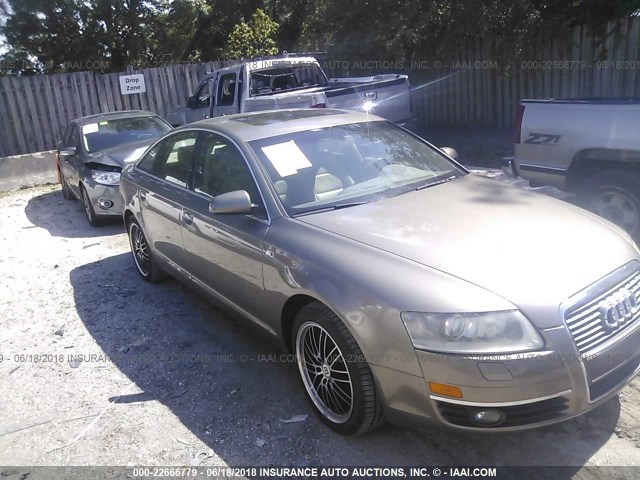 WAUDG74F85N061866 - 2005 AUDI A6 3.2 QUATTRO GRAY photo 1