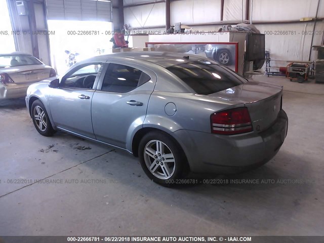 1B3LC56R58N149236 - 2008 DODGE AVENGER SXT GRAY photo 3