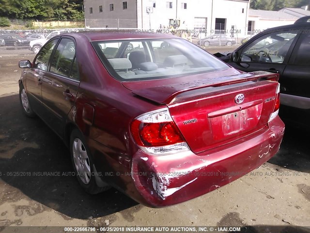 4T1BE32K85U024049 - 2005 TOYOTA CAMRY LE/XLE/SE 红色 照片 3