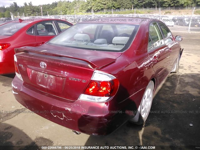 4T1BE32K85U024049 - 2005 TOYOTA CAMRY LE/XLE/SE 红色 照片 4